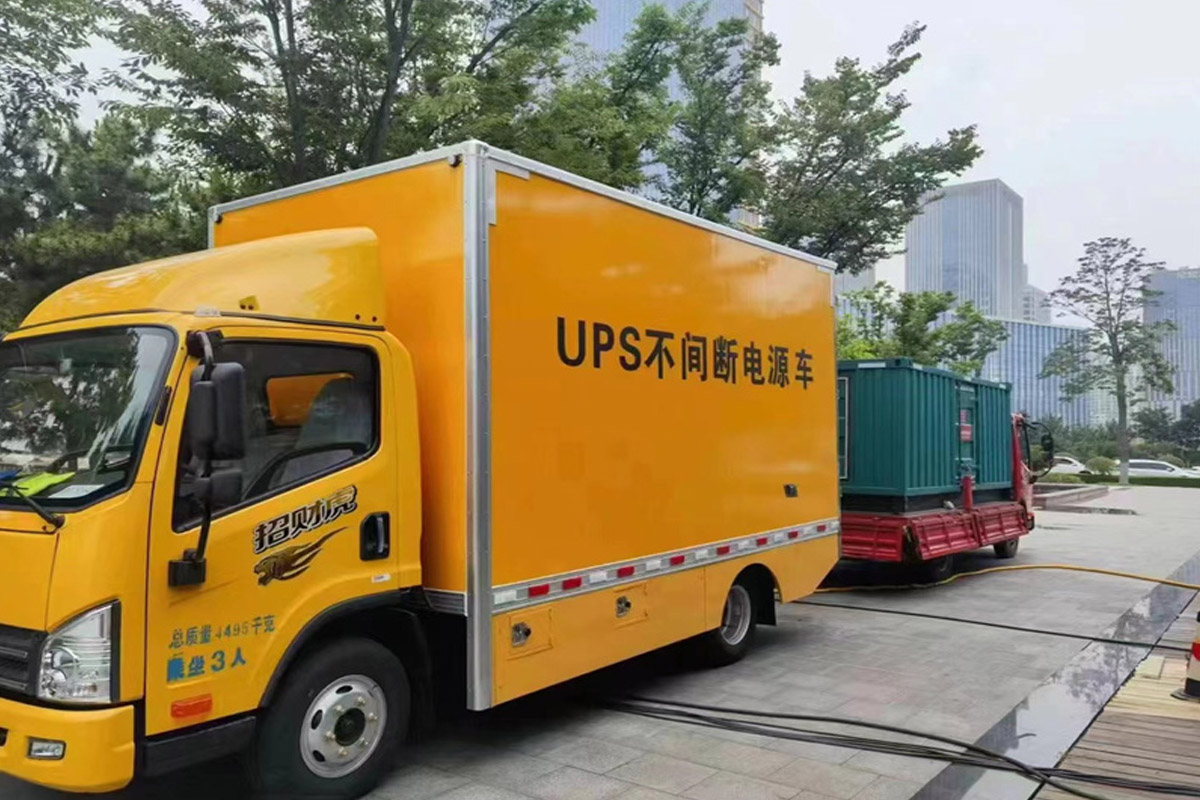 西双版纳发电机租赁施工现场