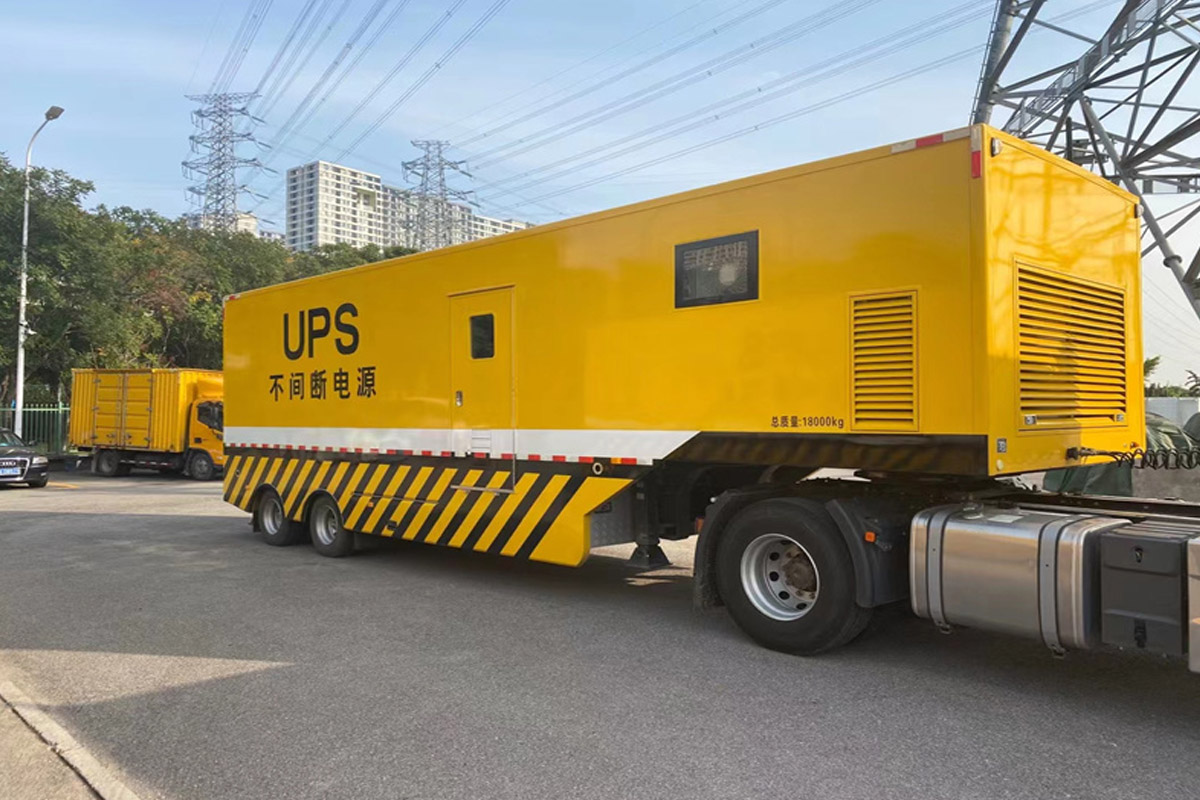 西双版纳发电机租赁施工现场