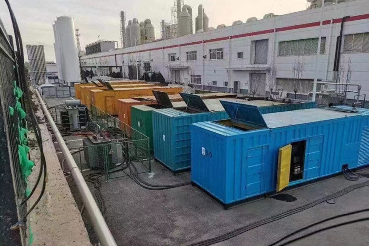 西双版纳发电机租赁施工现场