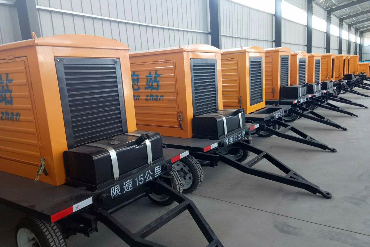 西双版纳发电机租赁施工现场